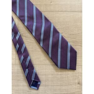 New David Donahue Tie Purple 3 Inch Width